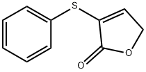 3-(苯硫基)呋喃-2(5H)-酮, 42435-82-5, 结构式