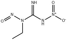 1-乙基-3-硝基-1-亚硝基胍, 4245-77-6, 结构式