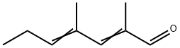 2,4-Dimethyl-2,4-heptadienal Structure