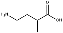 2-甲基-4-氨基丁酸, 42453-21-4, 结构式