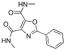 N,N'-ジメチル-2-フェニル-4,5-オキサゾールジカルボアミド 化学構造式