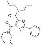 2-フェニル-N,N,N',N'-テトラプロピルオキサゾール-4,5-ジカルボアミド 化学構造式