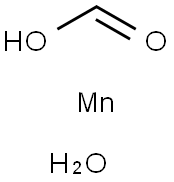 ぎ酸マンガン(II)二水和物 化学構造式