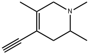 Pyridine, 4-ethynyl-1,2,3,6-tetrahydro-1,2,5-trimethyl- (9CI) Structure