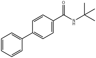N-(1,1-Dimethylethyl)-(1,1'-biphenyl)-4-carboxamide Structure