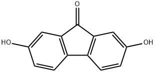 2,7-Dihydroxy-9-fluorenone Struktur