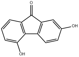 2,5-Dihydroxy-9H-fluoren-9-one Struktur