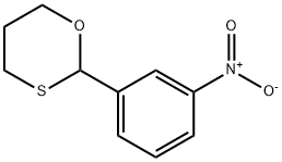 2-(3-Nitro-phenyl)-[1,3]oxathiane Struktur