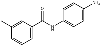 N-(4-アミノフェニル)-3-メチルベンズアミド 化学構造式