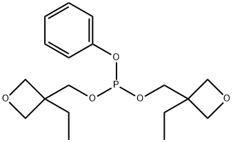 bis[(3-ethyl-3-oxetanyl)methyl](phenyl)phosphine Structure