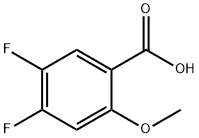 4,5-DIFLUORO-2-METHOXYBENZOIC ACID Structure