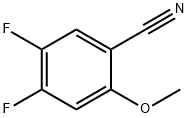 4,5-二氟-2-甲氧基苯甲腈, 425702-28-9, 结构式