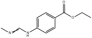 Benzoic acid, 4-[[(methylamino)methylene]amino]-, ethyl ester (9CI) Structure