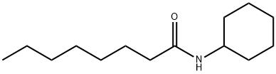 N-cyclohexyloctanamide Struktur