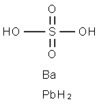 sulphuric acid, barium lead salt Structure