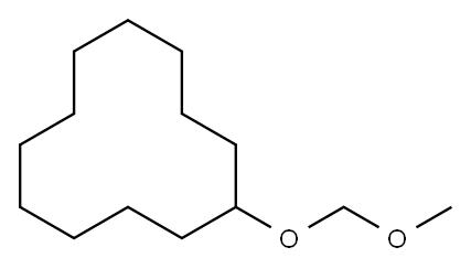 (methoxymethoxy)cyclododecane Structure