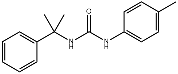 1-(α,α-ジメチルベンジル)-3-(p-トリル)尿素 化学構造式