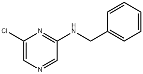 2-氯-6-苄胺基吡嗪 结构式