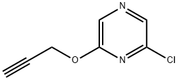 2-CHLORO-6-(PROP-2-YN-1-YLOXY)PYRAZINE Structure