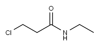 3-CHLORO-N-ETHYLPROPANAMIDE Struktur