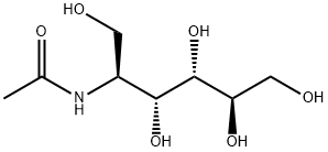 N-乙酰-D-葡糖胺氨基醇 结构式