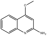 4-メトキシキノリン-2-アミン 化学構造式