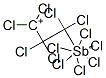 Perchloroallylium hexachloroantimonate(1-) Struktur