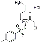 (3S)-7-氨基-1-氯-3-磺酰氨基-2-庚酮盐酸盐, 4272-74-6, 结构式