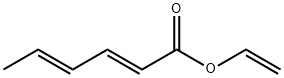 山梨酸乙烯酯(含对羟基苯甲醚阻聚剂) 结构式