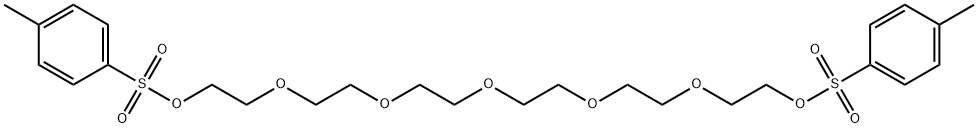 六乙二醇二对甲苯磺酸酯, 42749-27-9, 结构式