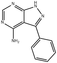 1H-Pyrazolo[3,4-d]pyrimidin-4-amine, 3-phenyl- Structure