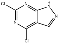 4,6-DICHLORO-1H-PYRAZOLO[3,4-D]PYRIMIDINE Struktur
