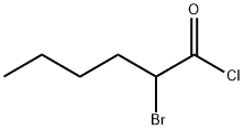 2-Bromohexanoylchloride Struktur