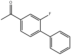 2-フルオロ-4-アセチル-1,1'-ビフェニル 化学構造式