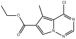 ETHYL 4-CHLORO-5-METHYLPYRROLO[2,1-F][1,2,4]TRIAZINE-6-CARBOXYLATE|4-氯-5-甲基吡咯并[1,2-F][1,2,4]三嗪-6-羧酸乙酯