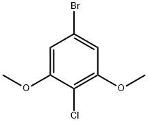 5-BROMO-2-CHLORO-1,3-DIMETHOXYBENZENE Structure