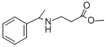 3-[(1-フェニルエチル)アミノ]プロパン酸メチル 化学構造式