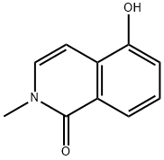 5-ヒドロキシ-2-メチルイソキノリン-1(2H)-オン 化学構造式