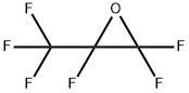 1,1,2,3,3,3-ヘキサフルオロ-1,2-エポキシプロパン 化学構造式
