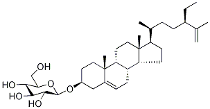 25,26 - 脱氢Β-谷甾醇的Β-D-葡糖苷 结构式
