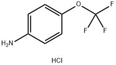 4-(トリフルオロメトキシ)アニリン塩酸塩 化学構造式