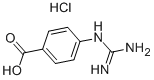 4-Guanidinobenzoic acid hydrochloride Struktur