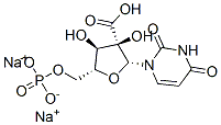 2'-Uridylic acid, disodium salt Struktur