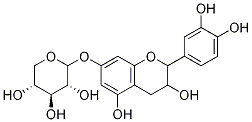 儿茶素-7-O-木糖苷 结构式
