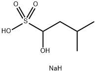 1-Hydroxy-3-methyl-1-butanesulfonic acid sodium salt Struktur