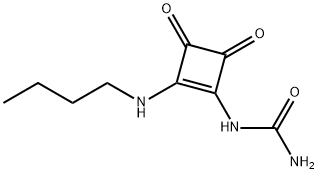Urea, [2-(butylamino)-3,4-dioxo-1-cyclobuten-1-yl]- (9CI) Structure