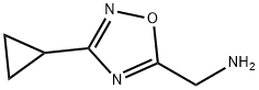(3-环丙基-1,2,4-噁二唑-5-基)甲胺 结构式
