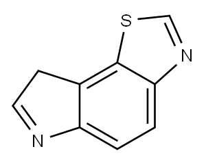 8H-Pyrrolo[2,3-g]benzothiazole(9CI) Structure