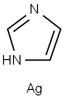 1H-imidazole, silver(1+) salt  Structure