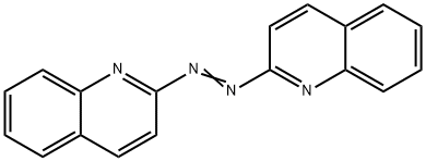 2,2'-アゾビスキノリン 化学構造式